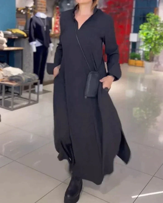 Elise™ – Elegantes und bequemes langes Kleid