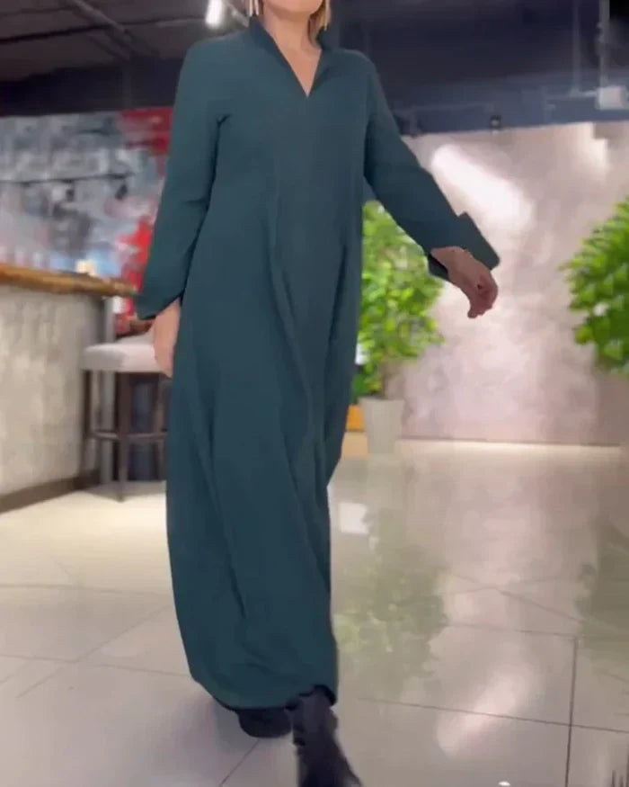 Elise™ – Elegantes und bequemes langes Kleid