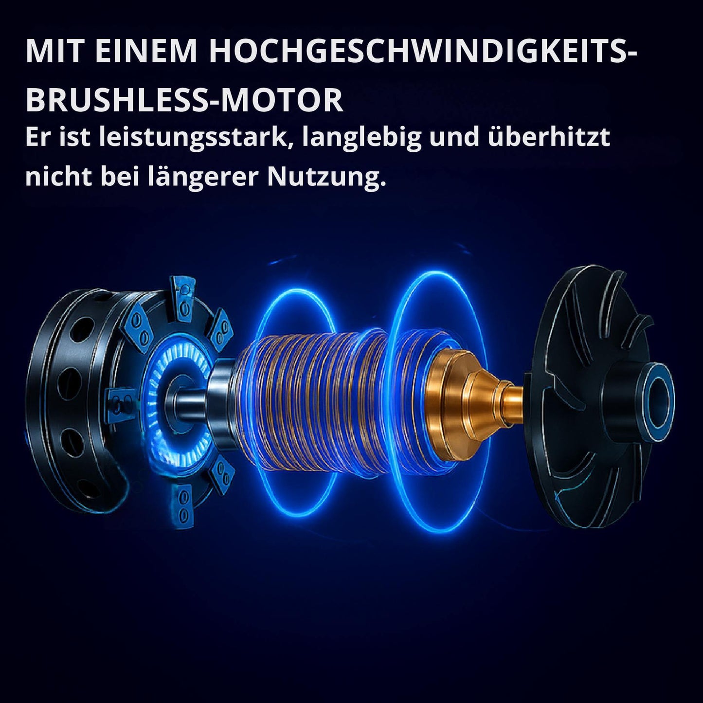 BlowMaster™ | Kabelloser Laubbläser für schnelles Entfernen von Blättern, Schmutz, Staub und Alltagsabfällen