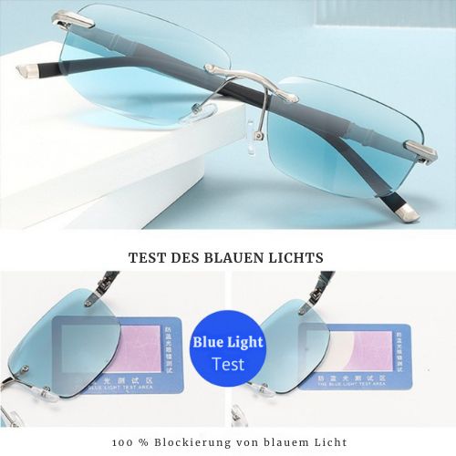 BlueShield™ | Hohe Härte, Blaulichtfilter-Lesebrille für Nähe und Ferne