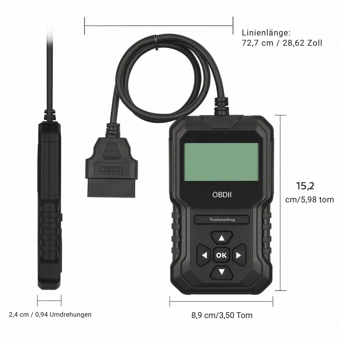 DiagnoPro™ | OBD2-Diagnosescanner für schnelle Fehlererkennung und präzise Fahrzeugdiagnosen