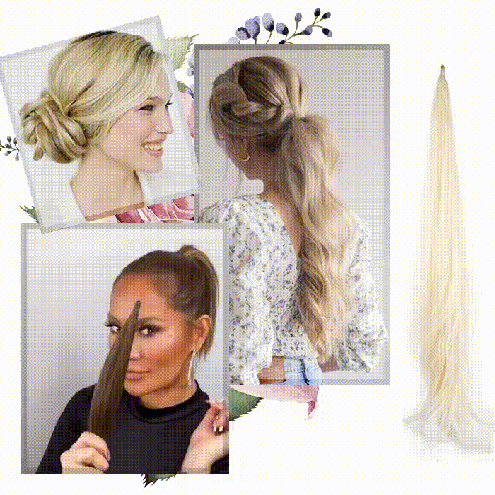 PonyGlam™ 2-in-1 Voluminöser Pferdeschwanz für Extra Fülle