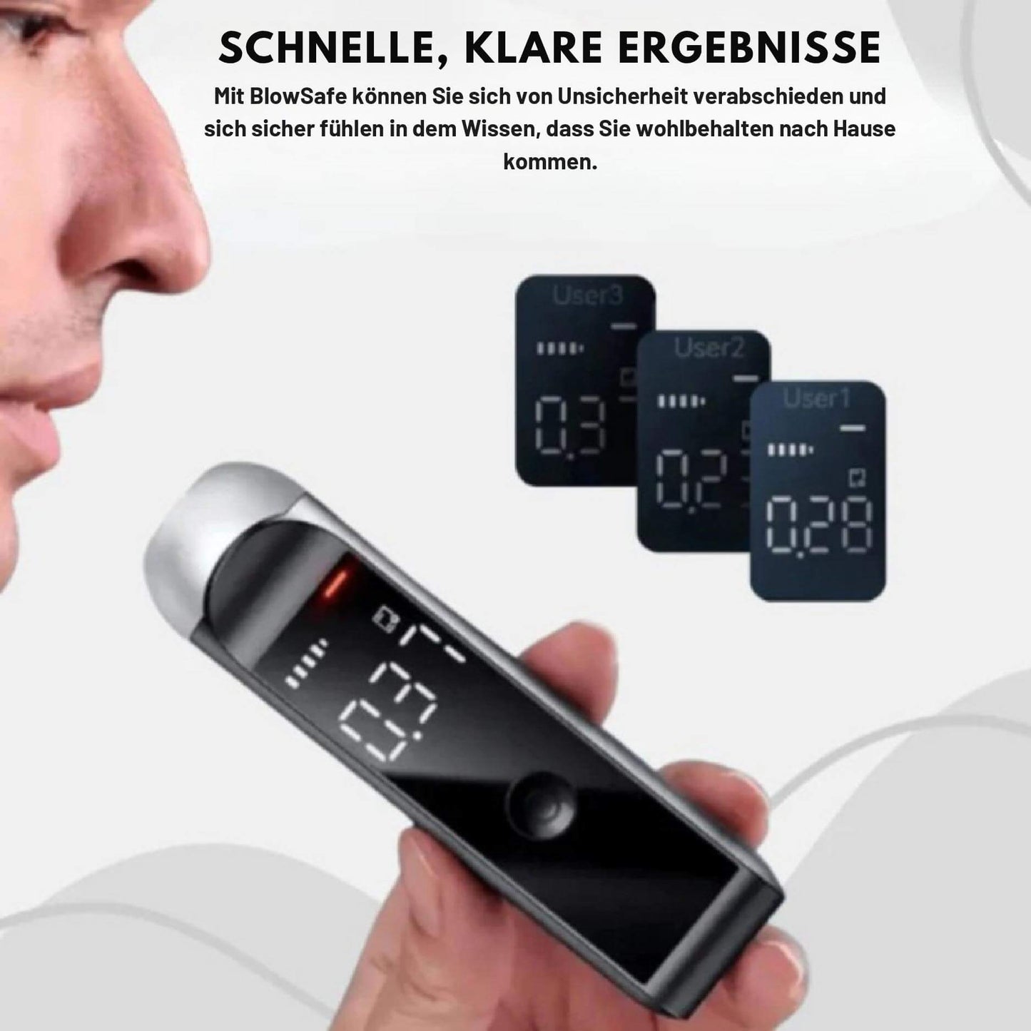 InstaBreath™ | Alkoholtester | Kennen Sie Ihre Promille sicher vor der Fahrt