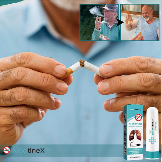 NicotineX™ Fortschrittlicher Rauchstopp-Inhalator | Eliminiert 90 % des Rauchverlangens innerhalb von 48 Stunden!