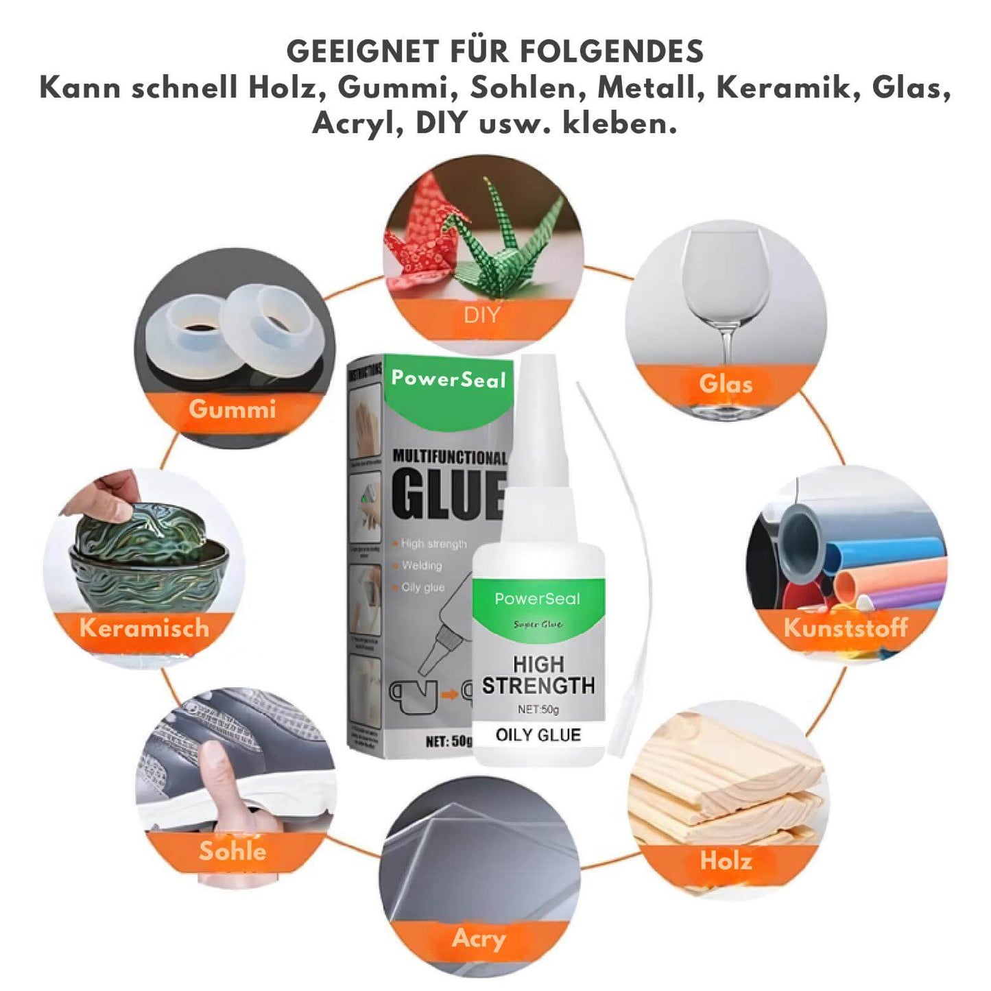 PowerSeal™ | Wasserdichter, staubdichter Hochleistungskleber – repariere alles in wenigen Sekunden