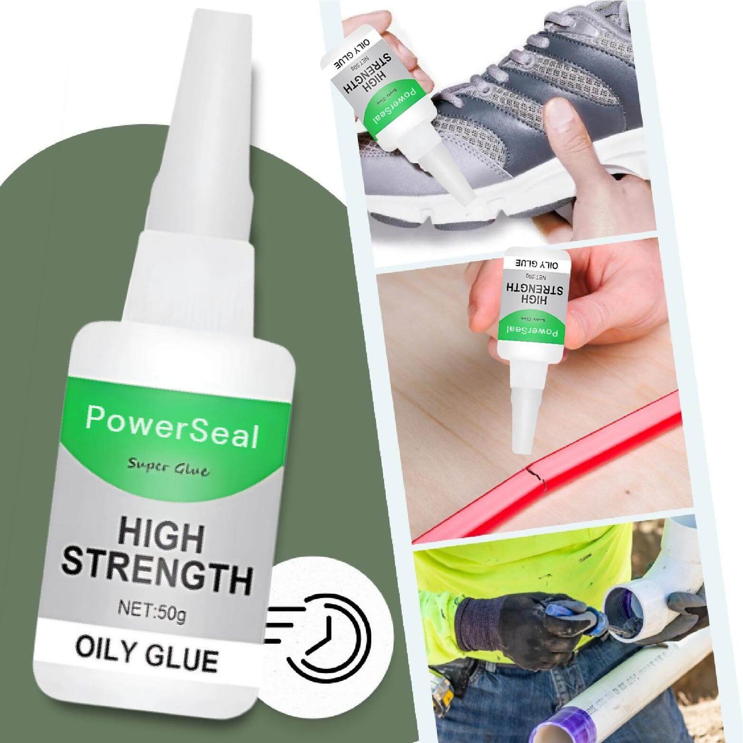 PowerSeal™ | Wasserdichter, staubdichter Hochleistungskleber – repariere alles in wenigen Sekunden