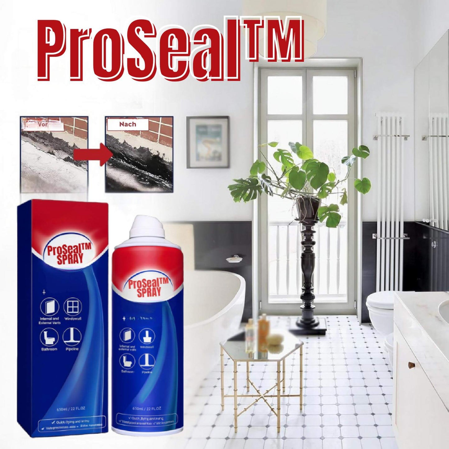 ProSeal™ | Versiegelt jedes Leck. In nur einem Augenblick.