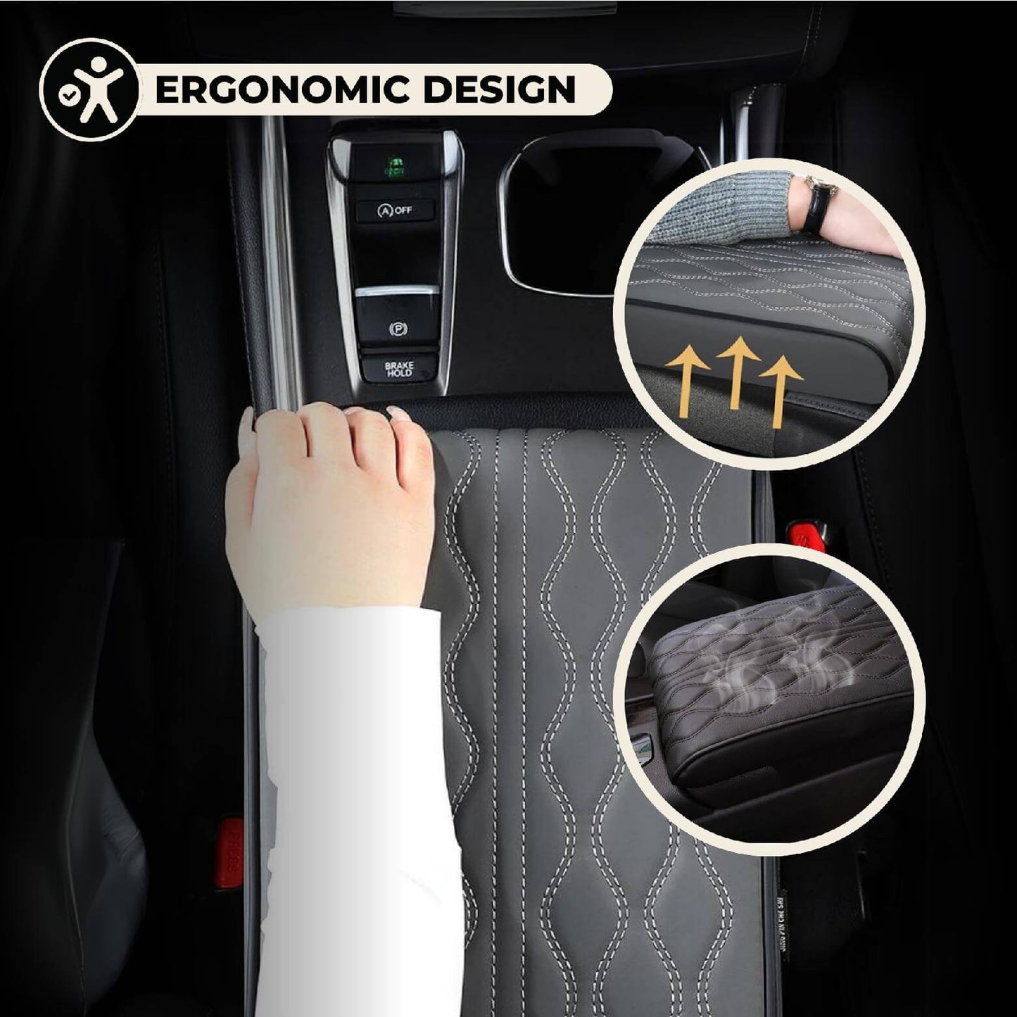 ErgoPad™ Wasserdichtes Armlehnenkissen Für Autositze