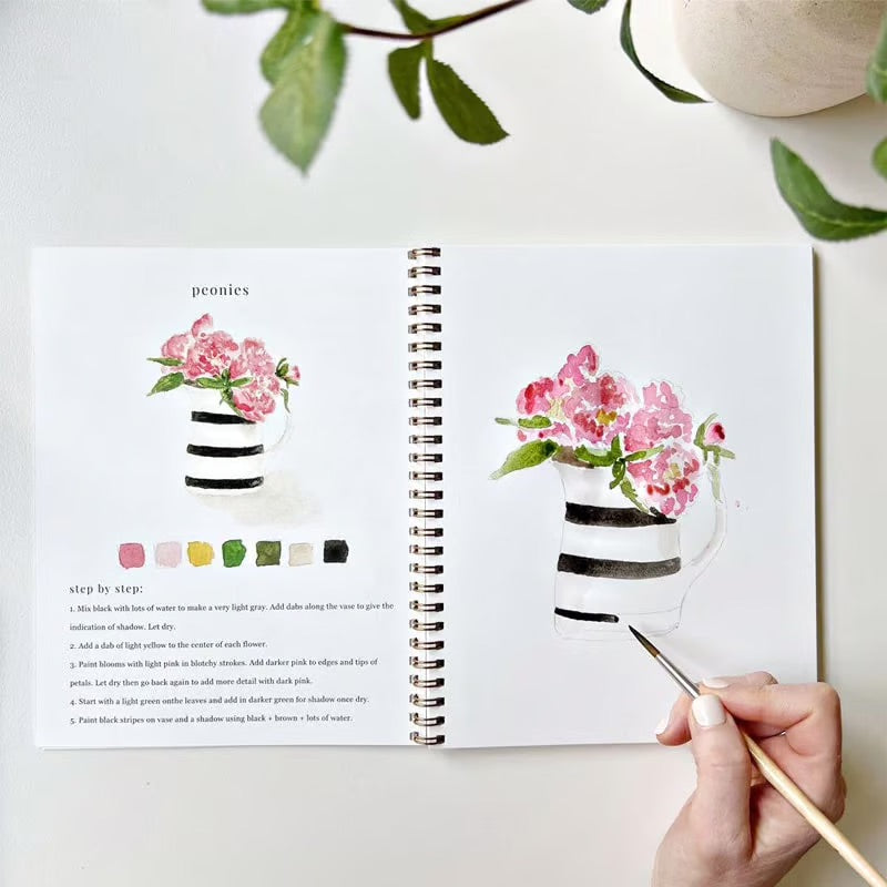 AquaRêve™ | Entfalten Sie Ihre Kreativität mit unserem unterhaltsamen Aquarellbuch!