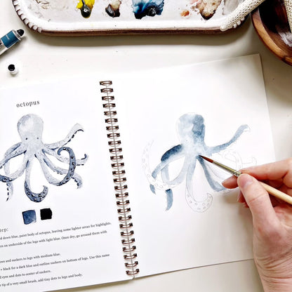 AquaRêve™ | Entfalten Sie Ihre Kreativität mit unserem unterhaltsamen Aquarellbuch!
