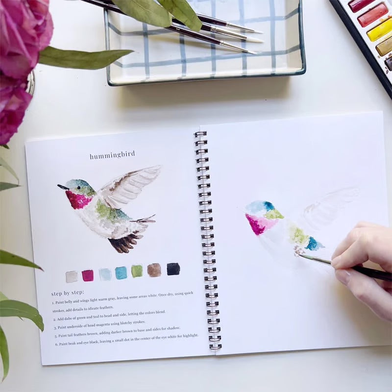 AquaRêve™ | Entfalten Sie Ihre Kreativität mit unserem unterhaltsamen Aquarellbuch!