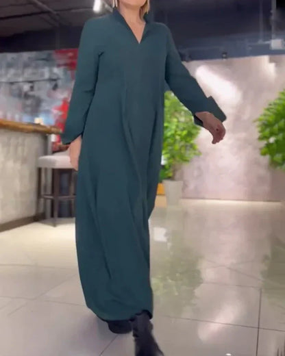 Elise™ – Elegantes und bequemes langes Kleid