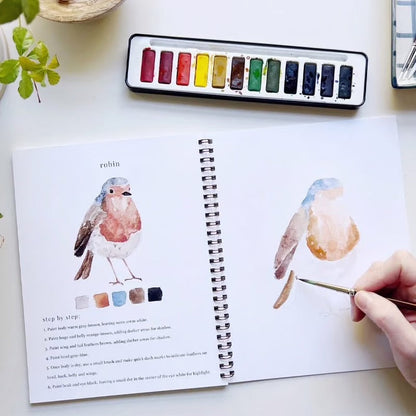 AquaRêve™ | Entfalten Sie Ihre Kreativität mit unserem unterhaltsamen Aquarellbuch!