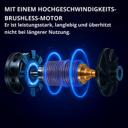 BlowMaster™ | Kabelloser Laubbläser für schnelles Entfernen von Blättern, Schmutz, Staub und Alltagsabfällen