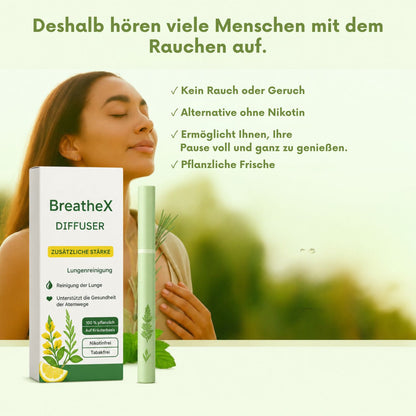 BreatheX™ | Gesunde, nikotinfreie Alternative zum Rauchstopp