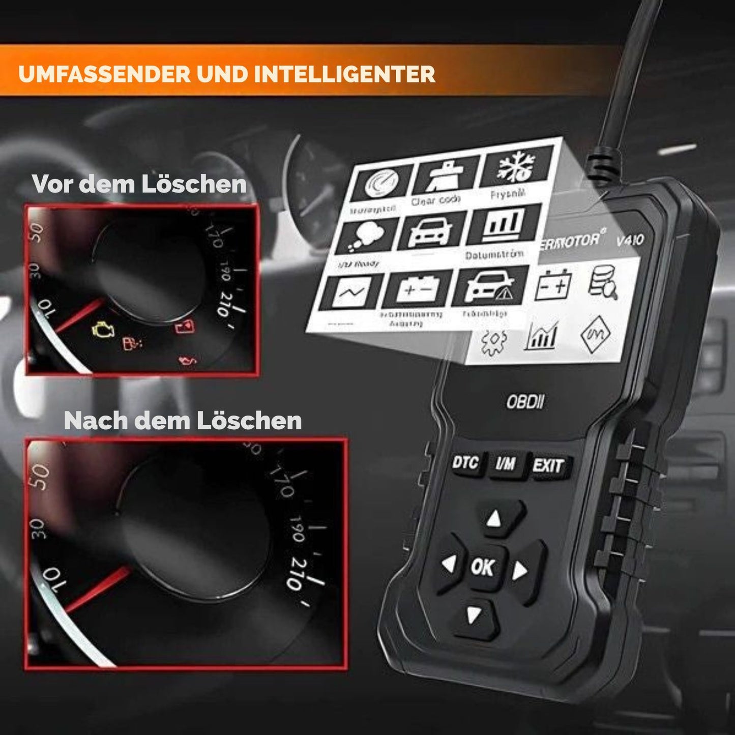 DiagnoPro™ | OBD2-Diagnosescanner für schnelle Fehlererkennung und präzise Fahrzeugdiagnosen