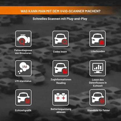 DiagnoPro™ | OBD2-Diagnosescanner für schnelle Fehlererkennung und präzise Fahrzeugdiagnosen
