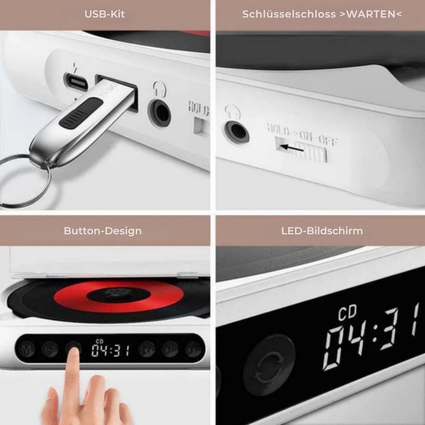 DiscVibe™ | Der moderne CD-Player, der Ihre Lieblingsalben wieder zum Leben erweckt