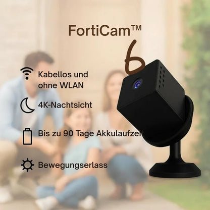 FortiCam™ | Immer geschützt – auch ohne Internet und Stromanschluss