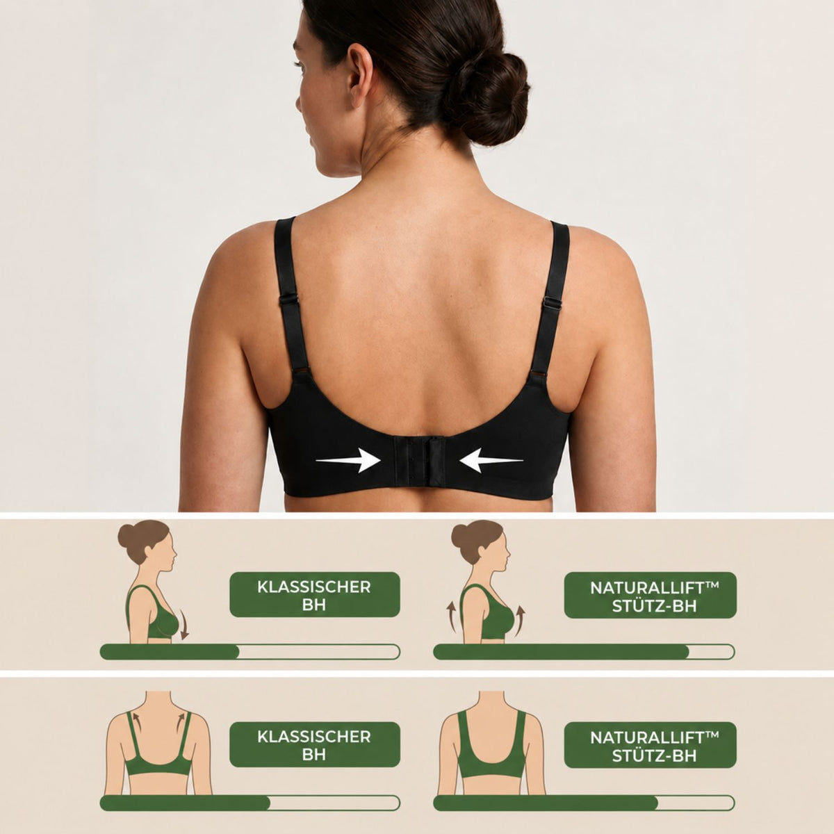 NaturalLift™ – Bequemer BH von morgens bis abends