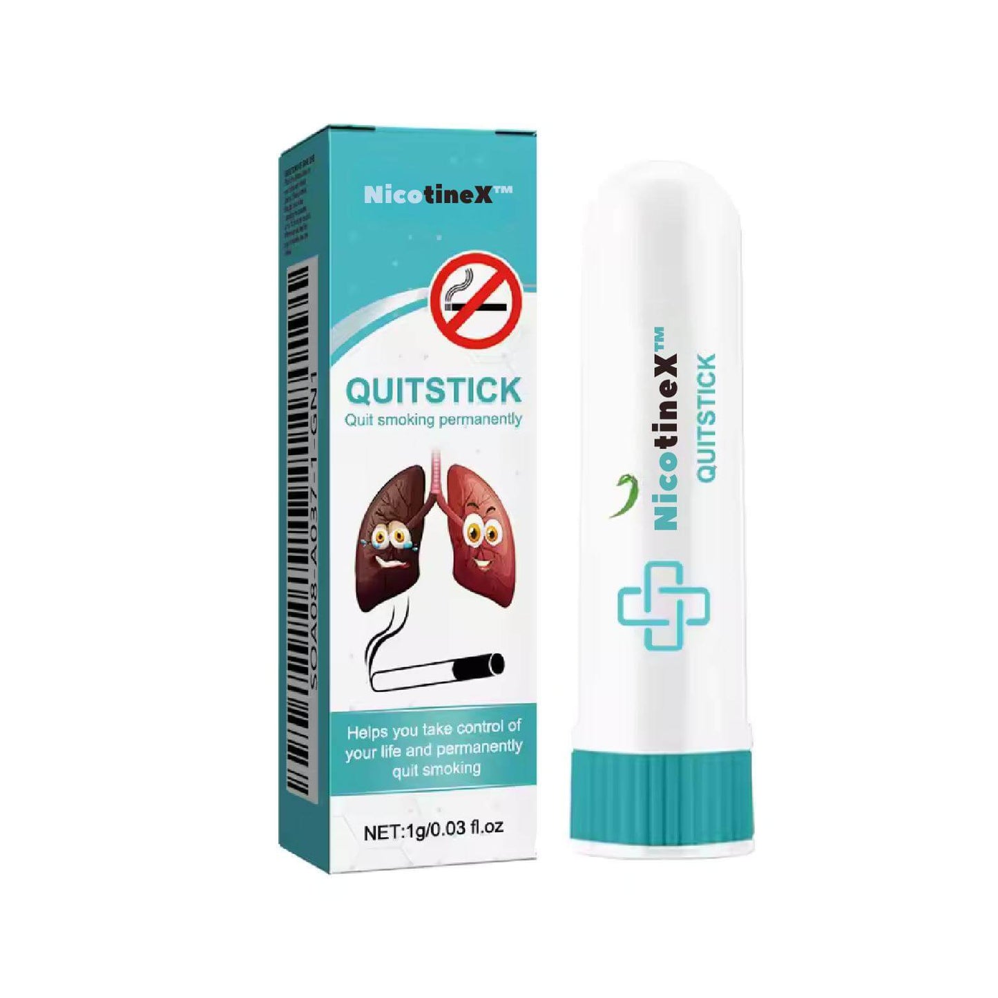 NicotineX™ Fortschrittlicher Rauchstopp-Inhalator | Eliminiert 90 % des Rauchverlangens innerhalb von 48 Stunden!