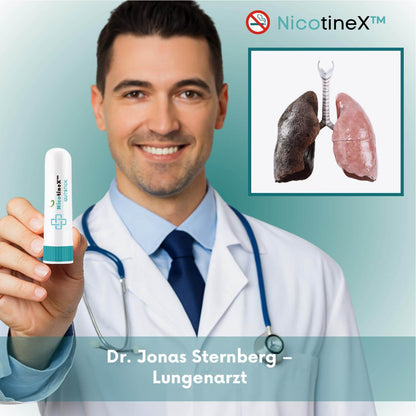 NicotineX™ Fortschrittlicher Rauchstopp-Inhalator | Eliminiert 90 % des Rauchverlangens innerhalb von 48 Stunden!