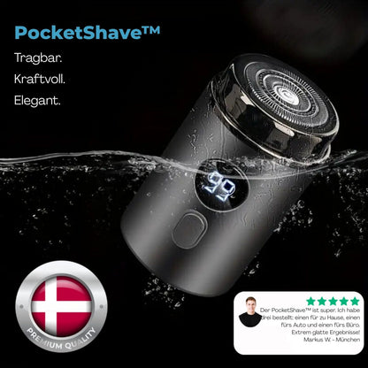 PocketShave™ | Verabschieden Sie sich von Haaren und komplizierten Rasuren – überall und jederzeit