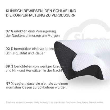 PosturePillow™ | Schlafe besser, wache erfrischt auf – ergonomische Unterstützung für Nacken und Rücken die ganze Nacht
