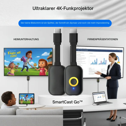 SmartCast Go™ | Kabellose Bildschirmspiegelung – Genießen Sie Inhalte auf dem großen Bildschirm Ihres Fernsehers