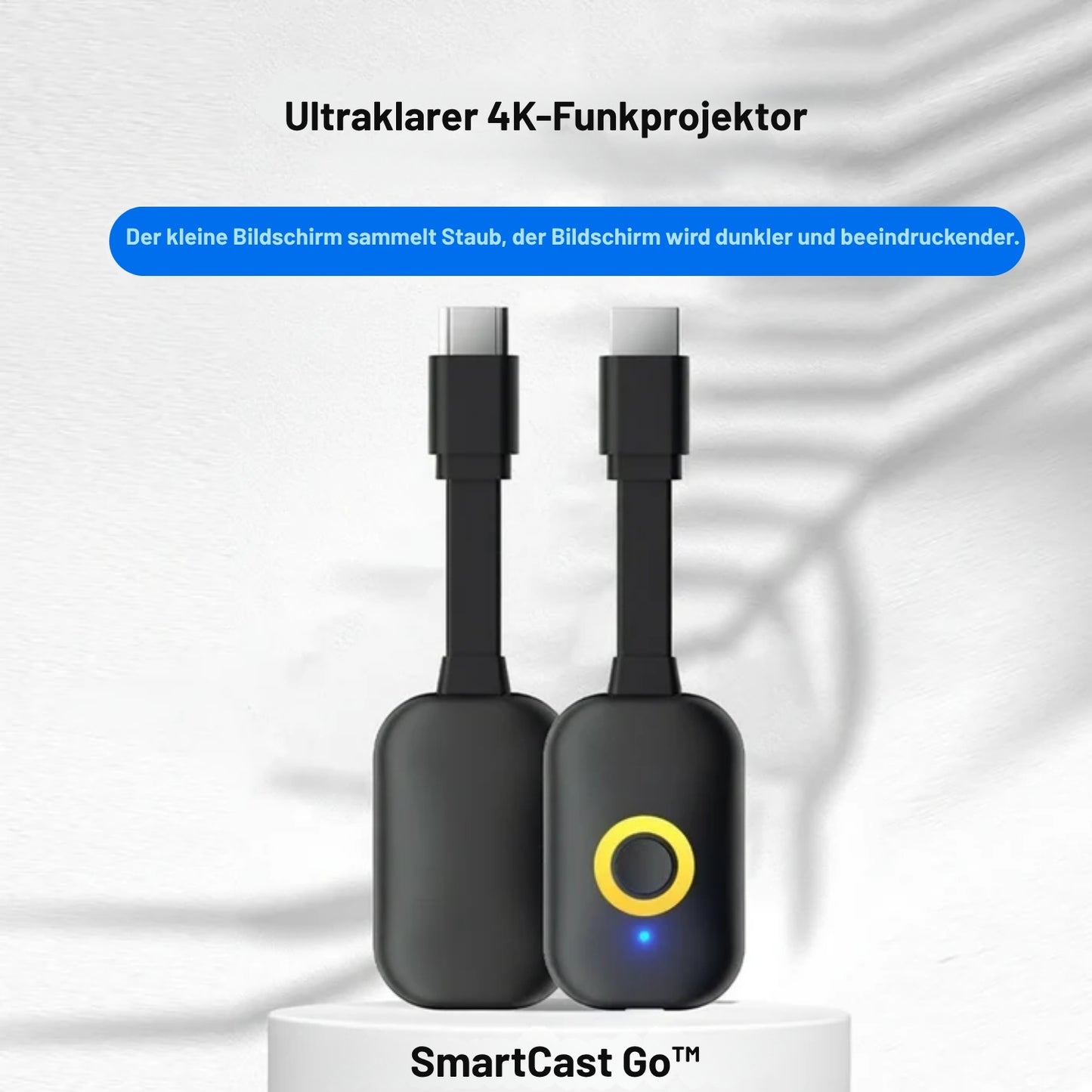 SmartCast Go™ | Kabellose Bildschirmspiegelung – Genießen Sie Inhalte auf dem großen Bildschirm Ihres Fernsehers
