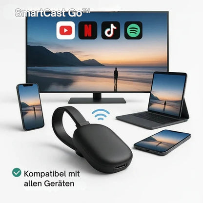 SmartCast Go™ | Kabellose Bildschirmspiegelung – Genießen Sie Inhalte auf dem großen Bildschirm Ihres Fernsehers