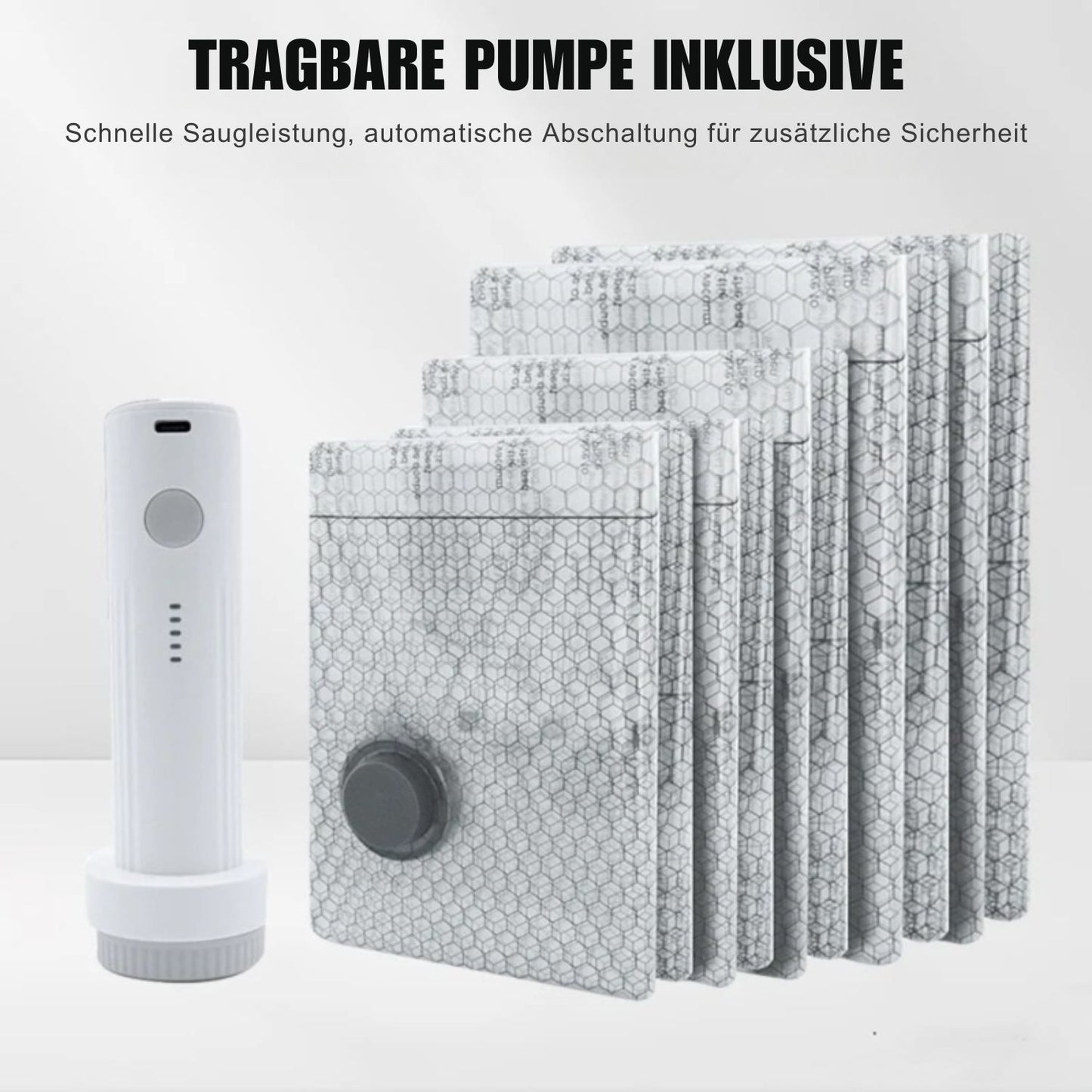 TravelVac™ | Packen Sie clever und schaffen Sie deutlich mehr Platz