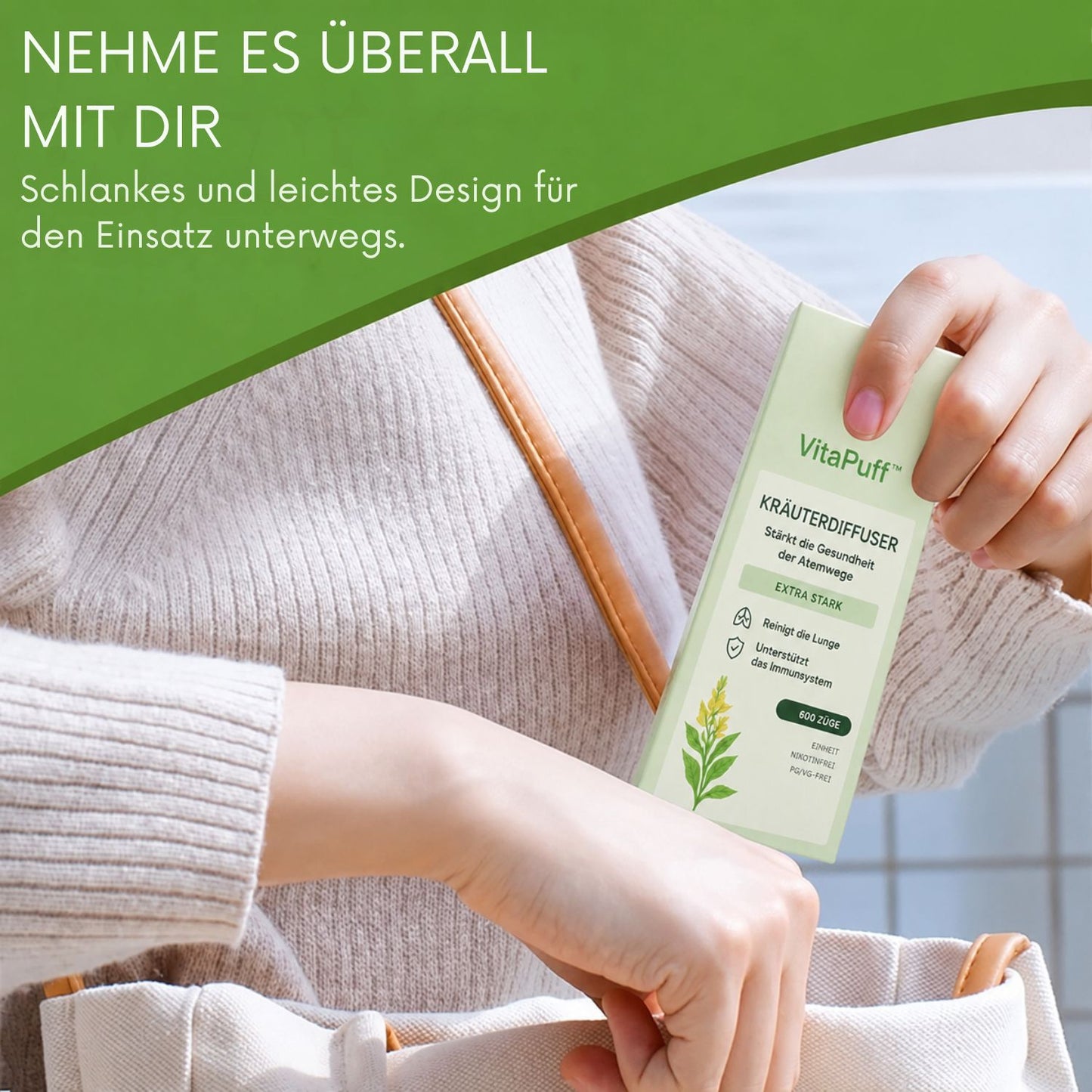 VitaPuff™ | Fühlen Sie sich wieder wohl in Gesellschaft – ohne Zigarettengeruch