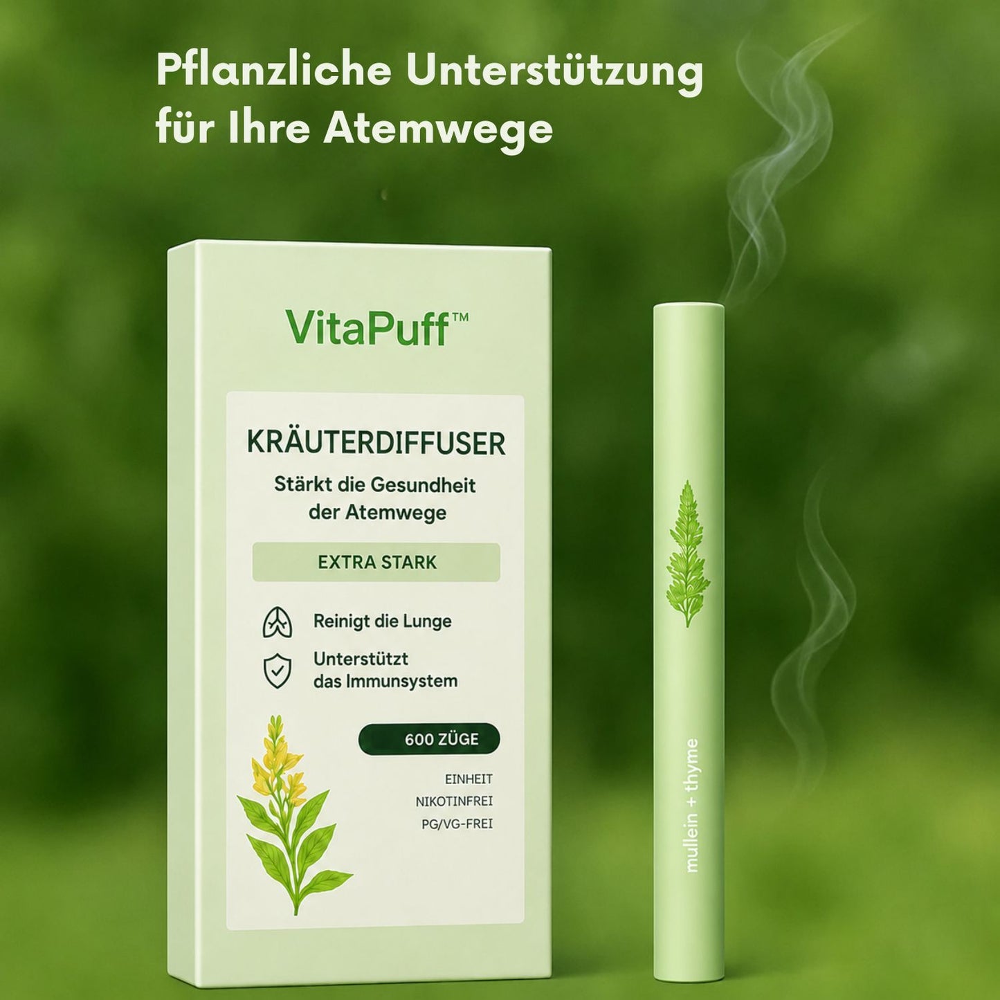 VitaPuff™ | Fühlen Sie sich wieder wohl in Gesellschaft – ohne Zigarettengeruch
