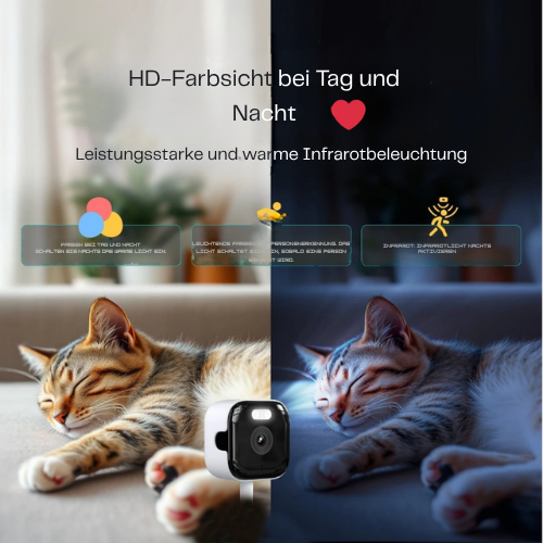 VueProtect™ | Diskrete Innenkamera für Ihr Zuhause – Schutz ohne Bohren