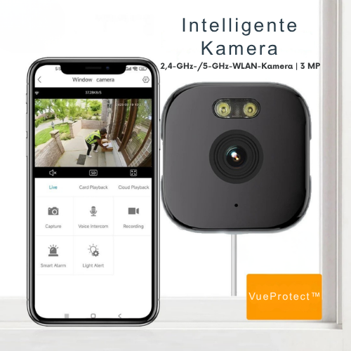 VueProtect™ | Diskrete Innenkamera für Ihr Zuhause – Schutz ohne Bohren