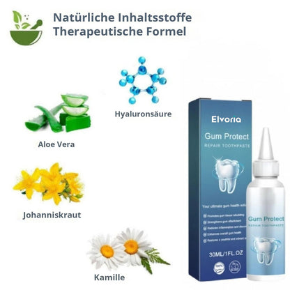 Elvoria™ Gum Fix Gel regeneriert das Zahnfleisch und hellt die Zähne schon in der ersten Woche auf